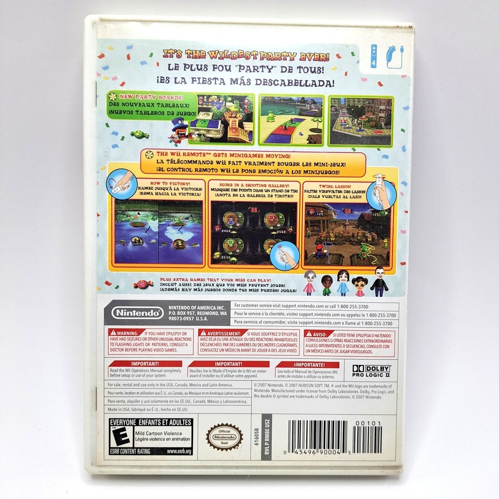 Mario Party 8 Nintendo Wii Video Game Disc Case Manual Complete‎ Tested Working - Picture 2 of 4